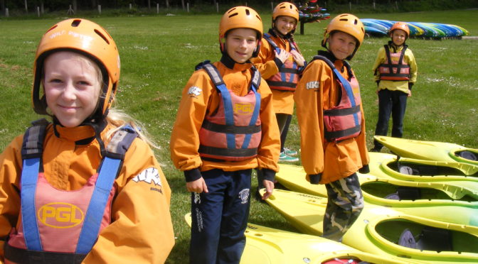 Kayaking at Boreatton Park